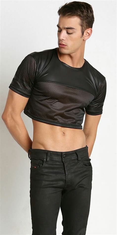 black extreme crop top|black crop tops men.